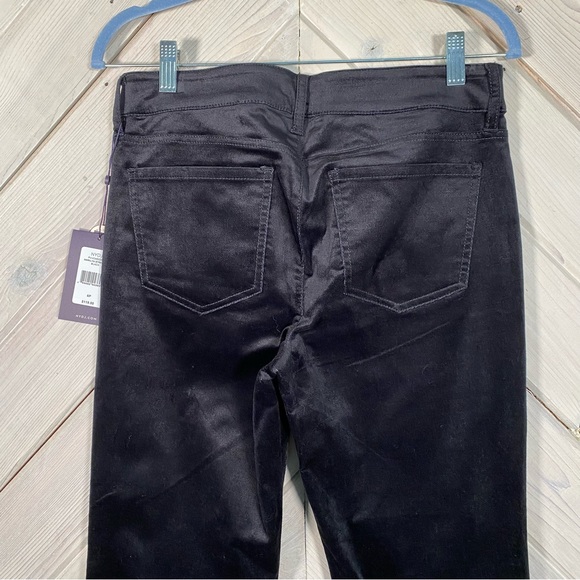 NYDJ  Black Velvet Marilyn Straight Leg Pant - Picture 10 of 14